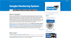 Desktop Screenshot of ganglia.info